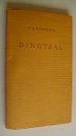 Gomperts H.A. - Dingtaal    gedichten