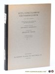 Straub, Johannes (ed.). - Volumen I Concilii actiones VIII - Appendices Graecae - Indices - Acta conciliorum oecumenicorum. Tomus IV Concilium Universale Constantinopolitanum sub Iustiniano habitum. Volumen III Index Generalis Tomorum I-IV.