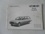  - Peugeot 505 Break Familial bijzonderheden 4 talig Ned Engels Frans Italiaans
