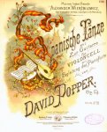 Popper, David (1843-1913): - [Op. 54, Nr. 1] Spanische Tänze. No. 1. Zur Guitarre. Für Violoncell mit Begleitung des Pianoforte. Op. 54. No. 1