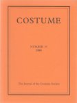Diversen - Costume  The Journal of the Costume Society Number 37