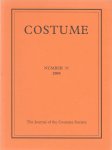Diversen - Costume  The Journal of the Costume Society Number 37