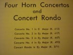 Mozart; Wolfgang Amadeus  (1756–1791) - Mozart, Wa 4 Horn Concertos & Concert Rondo Hrn/Pf