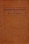 Dr. L. van Itallie - Opwijrda's algemeene en bijzondere recepteerkunst