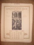 Redactie. - 1921. Kalender Internationale Gewapend-Beton Bouw, Breda (I.G.B.).