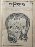 Redactie - De Prins jaargang 1927 verzamelband met 52 weekbladen
