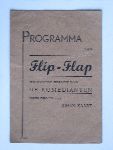 Folder - Programma van Flip-Flap,  De Komedianten onder directie van Johan Kaart