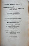 Boot, Cornelius Henricus Balduinus, uit Arnhem - Specimen juridicum inauguarle de actionum natura et objecto, e jure Francico [...] Leiden J.W. van Leeuwen 1835