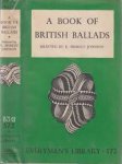 selected by r. brimley johnson - a book of british ballads
