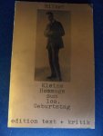 Arnold, Heinz Ludwig - Rilke? Kleine Hommage zum 100. Geburtstag zusammengetragen und veranstaltet