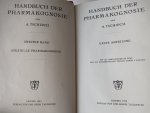 Tschirch, A., a.o. - Handbuch der Pharmakognosie. Band 1 -1e abteilung Allgemeine Pharmakognosie Band 2 1 + 2e abteilung Spezielle  Pharmakognosie (1909-1917 1e druk)