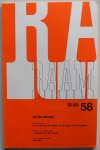 Hawinkels P H H, Brems Hugo, Jong J G de, Kerssemakers P.H. e.a - Raam Literair maandblad Nr 58 10.1969 De warmte van de radiator en de poëzie van het gedicht In gesprek met Ed. Hoornik Gedichten