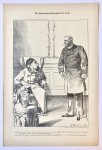 Braakensiek, Johan (1858-1940) - [Original lithograph/lithografie by Johan Braakensiek] De Oostenrijksch-Hongaarsche Crisis, 25 Februari 1906, 1 pp.