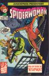 Junior Press - Spiderwoman # 10, Pas Op Voor De Klown !, geniete softcover, zeer goede staat
