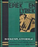 Leeuwen, W.L.M.E. van - Epiek en Lyriek