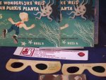 Veeninga, J., van wonderplaatsjes ( 3d) voorzien door Joop Geesink's Filmstudio "Dollywood". - De wonderlijke reis van Pukkie Planta; Deel 1 tot en met 6 compleet met extra plaatjes en brillen ( zie foto's)