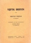 Vrijdag, Mientje - Vijftig brieven