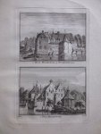 H. Spilman - 't Huis Mussenburg by Nymeguen / 't Huis Mussenburg 1744 [Originele kopergravure]