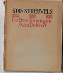 STREUVELS, Stijn. - De Drie Koningen aan de Kust. Verlucht door Jules Fonteyne. Volblad-tekeningen. Letter-vignetten (in 2 kleuren !) Slotstukken. Fraaie grafiek! In 2 kleuren gedrukt.