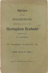 P. J. Goetschalckx - Bijdragen tot de Geschiedenis bijzonderlijk van het aloude Hertogdom Brabant, 9e jaargang, januari 1910