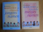 Twee boeken van Freya en Son Tyberg, - 1. De mooiste moderne en klassieke meisjesnamen. 2. De mooiste moderne en klassieke jongensnamen