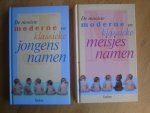 Twee boeken van Freya en Son Tyberg, - 1. De mooiste moderne en klassieke meisjesnamen. 2. De mooiste moderne en klassieke jongensnamen