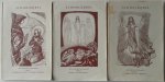 Timmermans Alfhons en Bohemen Illustrator : Moree de Gerrit - Schoolbijbel 3 boeken dl 1.2.3. deel 1 Verborgen leven en eerste optreden, deel 2 Preken en wonderen, deel 3 lijden dood en verrijzenis