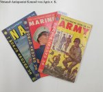 Gilberton World-Wide Publications: - Konvolut 3 Hefte : The Illustrated Story of The Army / Navy / Marines :