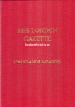  - Supplement to The London Gazette, Falklands Awards