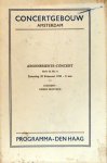 Monteux, Pierre: - [Programmheft] Programma van het vierde Abonnements-Concert (Serie B). Zaterdag 25 februari 1933. Dirigent: Pierre Monteux. Solist: Raphael Lanes (Violoncel)