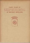 De Haan en Oerlemans - Forty Years of Shipbuilding at Heusden