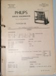 Nog invoeren - Philips Service documentatie in mappen. Werkplaats manuals audio video