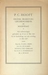 Gielen, J.H. e.a. - P.C.Hooft. Dichter, Dramaturg, Geschiedschrijver en Magistraat. Vijf redevoeringen gehouden op 20 en 21 Mei 1947 bij de herdenking van zijn sterfdag 21 Mei 1647.
