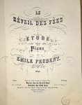 Prudent, Émile: - Le réveil des fées. Etude pour piano. Op. 41
