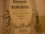 Bach J.S. (1685 – 1750) - Verzamelalbum: Konzert D moll / 3 x: Klavierwerke; herausgegeben von Czerny, Griepenkerl und Roitzsch