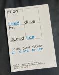 Mandersloot, Frank;  George Brecht ; [Wim Crouwel] - From iced dice to diced ice : Frank Mandersloot ft. George Brecht
