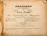 Loewe, Carl: - Balladen für eine Singstimme mit Begleitung des Pianoforte. Ausgewählt aus Opus 1_8, 13, 14, 20, 21, 25, 33, 49 etc. No. 8: Elvershöh von Herder