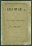 Staats Evers, J.W. - Kroniek van Arnhem, 1233-1789