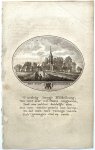Van Ollefen, L./De Nederlandse stad- en dorpsbeschrijver (1749-1816). - [Original city view, antique print] 't Dorp Middelburg, engraving made by Anna Catharina Brouwer, 1 p.