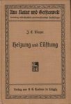 MAYER, JOHANN EUGEN - Heizung und Lüftung