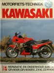 Mark Coombs - Motorfiets-techniek Kawasaki  Reparatie en onderhoud aan de GPz900R, GPz1000RX, ZX10, ZZ-R1100 watergekoelde viercilinders