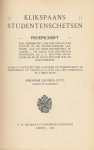 Luyt, Abraham Jacobus - Klikspaans Studentenschetsen (proefschift)