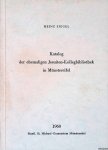 Siegel, Heinz - Katalog der ehemaligen Jesuiten-Kollegbibliothek in Münstereifel
