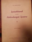 Brouwer, Dr. J. - Spraakkunst van het Hedendaagse Spaans