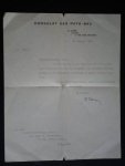  - Brief van de Consul van het Nederlands Consultaat te Cairo