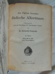 Josephus, Flavius / Clementz. - Jüdische Altertümer - Judische Altertumer--- Übersetzt und mit Einleitung und Anmerkungen versehen von Dr. Heinrich Clementz, Zwei teilen (Buch I-X und Buch XI - XX) im 2 Bande