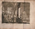 antique print (prent) - `t Verzoekschrift der Edelen overgeleverd aan de landvoogdesse der Nederlanden in `t jaar 1566.