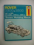 Haynes, J.H. and P.M. Methuen - Rover 2300 & 2600 Owners Workshop Manual