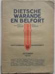Belpaire M E, Duinkerken Anton van Lied van de ledige dagen e.a. - Dietsche Warande en Belfort maandschrift 33e jaargang october 10