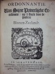  - Instructien van den hoven van Hollandt, Zeelandt ende Vrieslandt